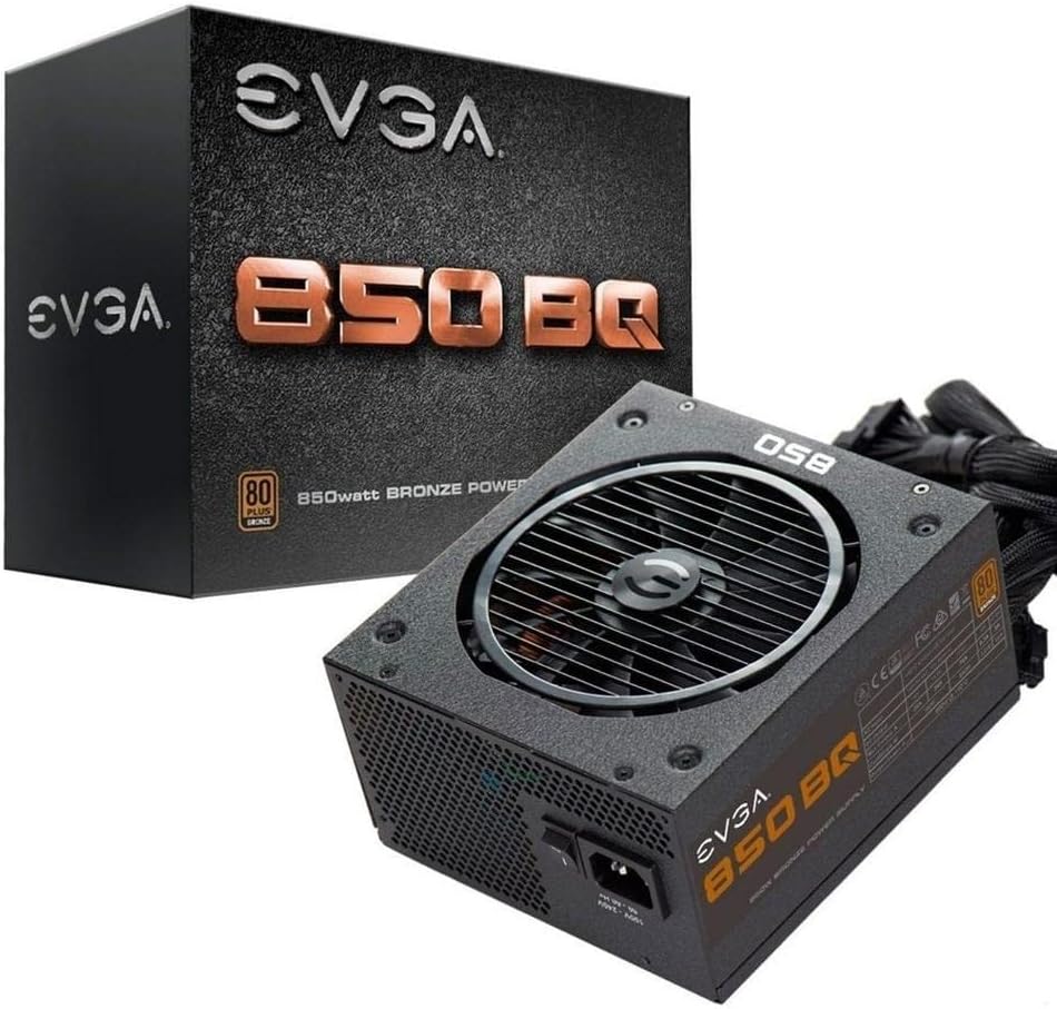 EVGA 110-BQ-0850 850 BQ 80+ Bronze Power Supply
