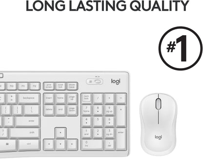 Logitech 920-009783 MK295 Silent Wireless Keyboard Mouse Combo