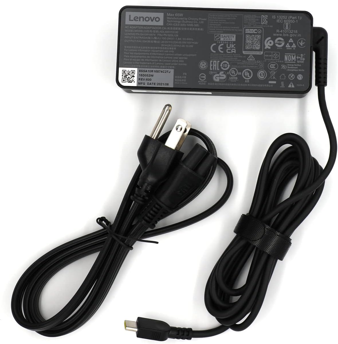 Lenovo ADLX65YDC3D 65W USB-C Laptop Charger Adapter