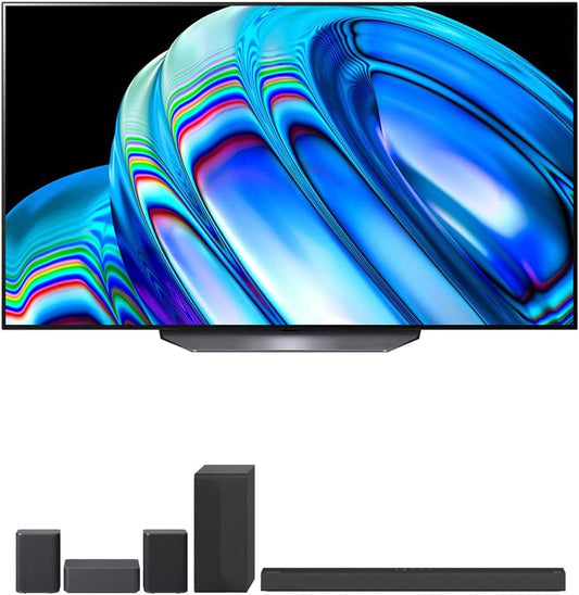 LG E66LGOLED77B2PUA 77-Inch 4K OLED TV Bundle