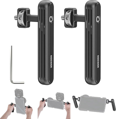 Neewer 10103055 Dual Rotatable Side Handle Grip Phone Cage