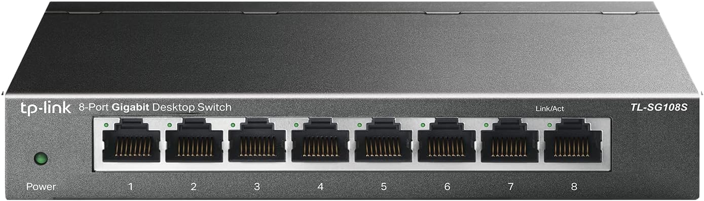 TP-Link TL-SG108S 8-Port Gigabit Ethernet Switch Metal