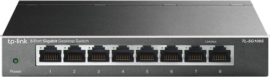 TP-Link TL-SG108S 8-Port Gigabit Ethernet Switch Metal