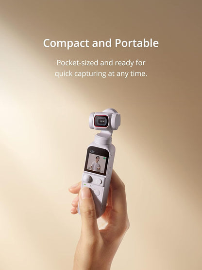 DJI pocket Pocket 2 Exclusive Combo - Sunset White (Renewed)