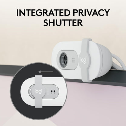 Logitech 960-001616 Brio 100 Full HD 1080p Webcam - Off White