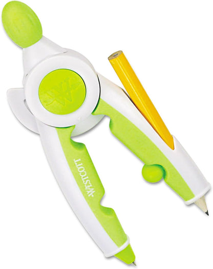 Westcott 14377 Soft Touch School Compass, Microban Protected