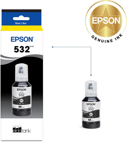 Epson T532120-S 532 EcoTank Black Ink Bottle