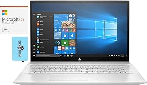 HP Envy 17-ce i7 Laptop 16GB RAM 2TB SSD Touch Win 10 Pro