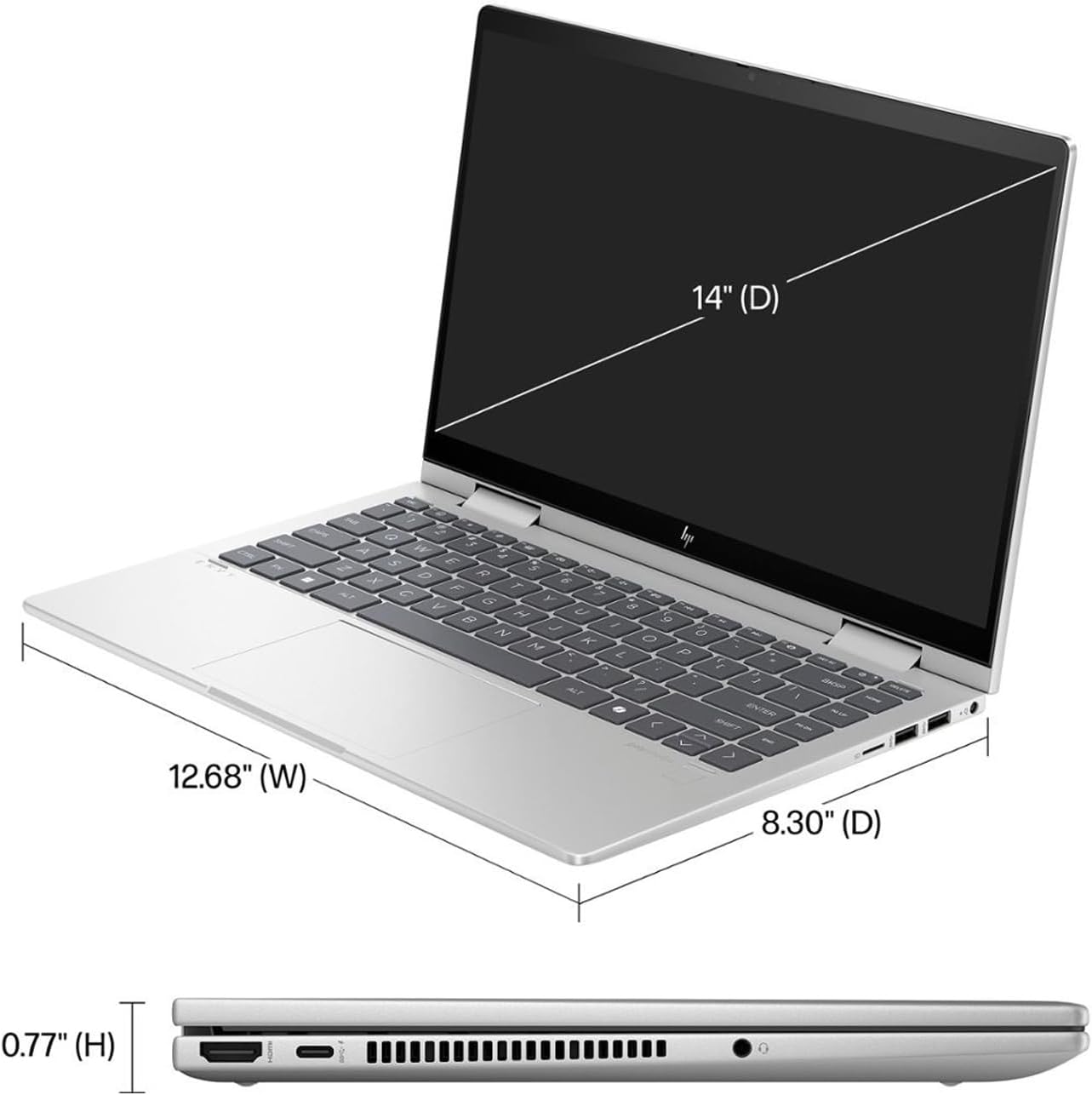 HP 14-es Envy 2-in-1 Touchscreen Laptop