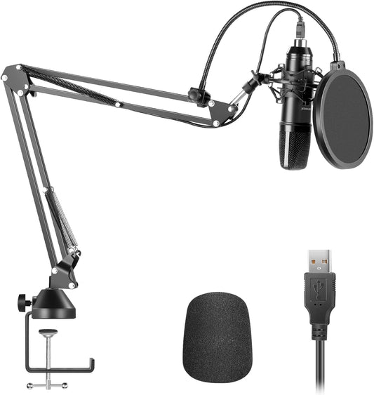 Neewer 40099760 USB Condenser Podcast Microphone Kit