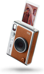 Fujifilm Instax Mini EVO Brown Hybrid Instant Camera Bundle