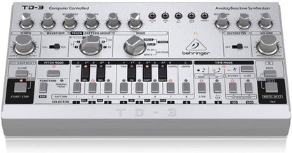 Behringer TD-3-SR Analog Bass Line Synthesizer Silver