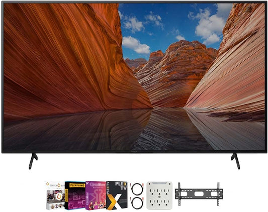Sony E6SNKD75X80J 75-Inch 4K Smart TV Bundle