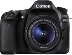 Canon EOS 80D DSLR Camera 18-55mm Lens Bundle
