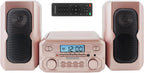 Magnavox MM435M-RG CD Shelf System Bluetooth Rose Gold