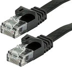 Monoprice 140880 Flat Cat6 Ethernet Cable 1ft Black