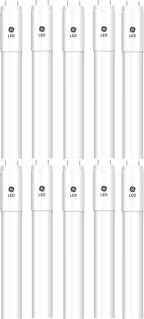 GE 93128865 T8 LED Tube 4ft 15W 5000K Cool White 10-Pack