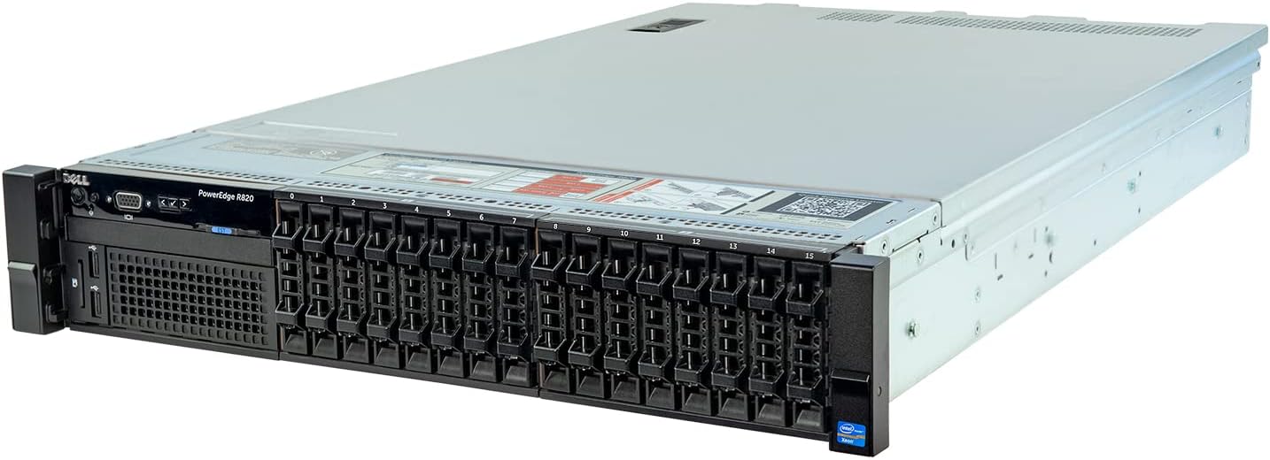 Dell Dell PowerEdge R820 40-Core 512GB H710 Server (Renewed)