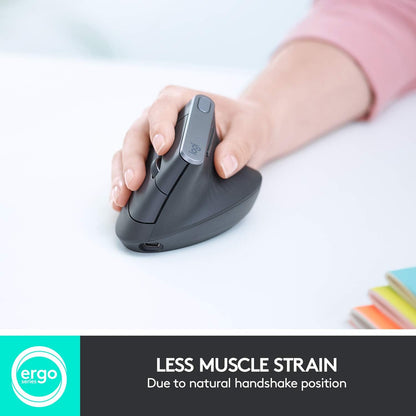 Logitech MX Vertical Ergonomic Mouse Wireless Renewed