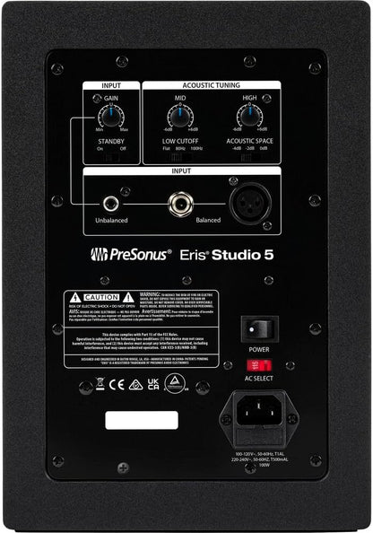 PreSonus Eris Studio 5 Active Studio Monitor Bundle