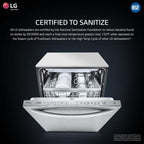LG LDP6810SS Top Control Dishwasher: QuadWash, TrueSteam, Smart WiFi