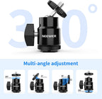 Neewer ST17 Mini Ball Head Cold Shoe Mount 2-Pack