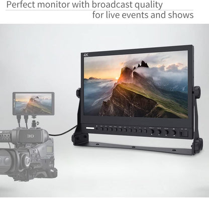 FEELWORLD 4K133-9HSD 13.3" Camera Monitor - 4K Ultra HD Broadcast