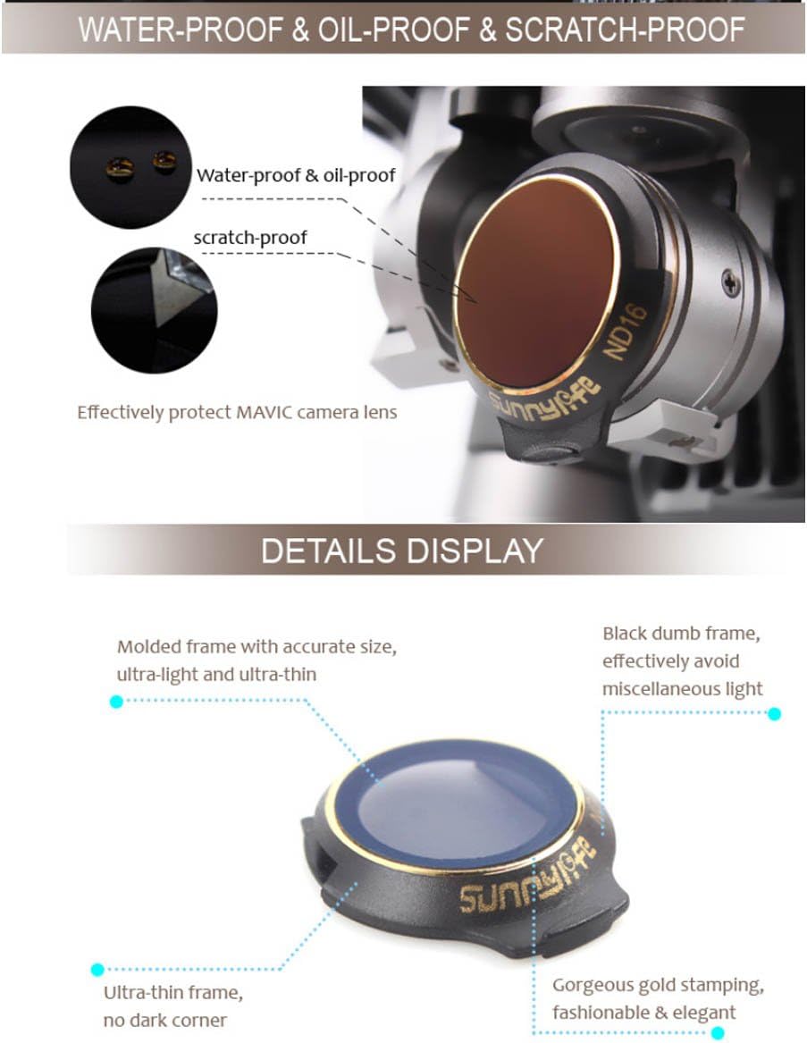 DJI CPL Circular Polarizer Lens Filter Mavic Pro