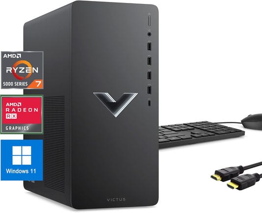 HP Victus Desktop Gaming PC Ryzen 7 5700G RX 6600XT 32GB RAM 1TB SSD
