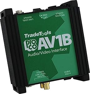 Pro Co Sound AV1B Audio Video Interface — main product image