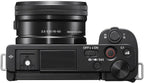 Sony ZV-E10 Mirrorless Vlogging Camera with 16-50mm & 55-210mm Lens Bundle