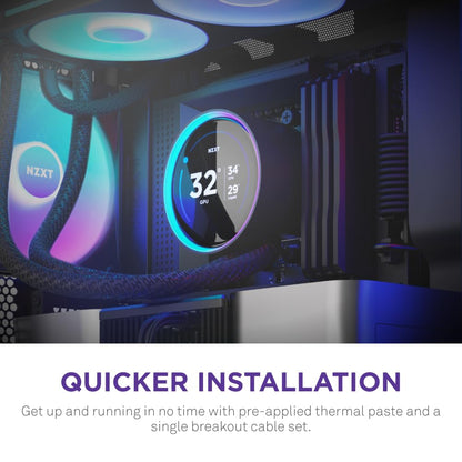 NZXT RL-KR24E Kraken Elite 240 RGB CPU Liquid Cooler - 240mm