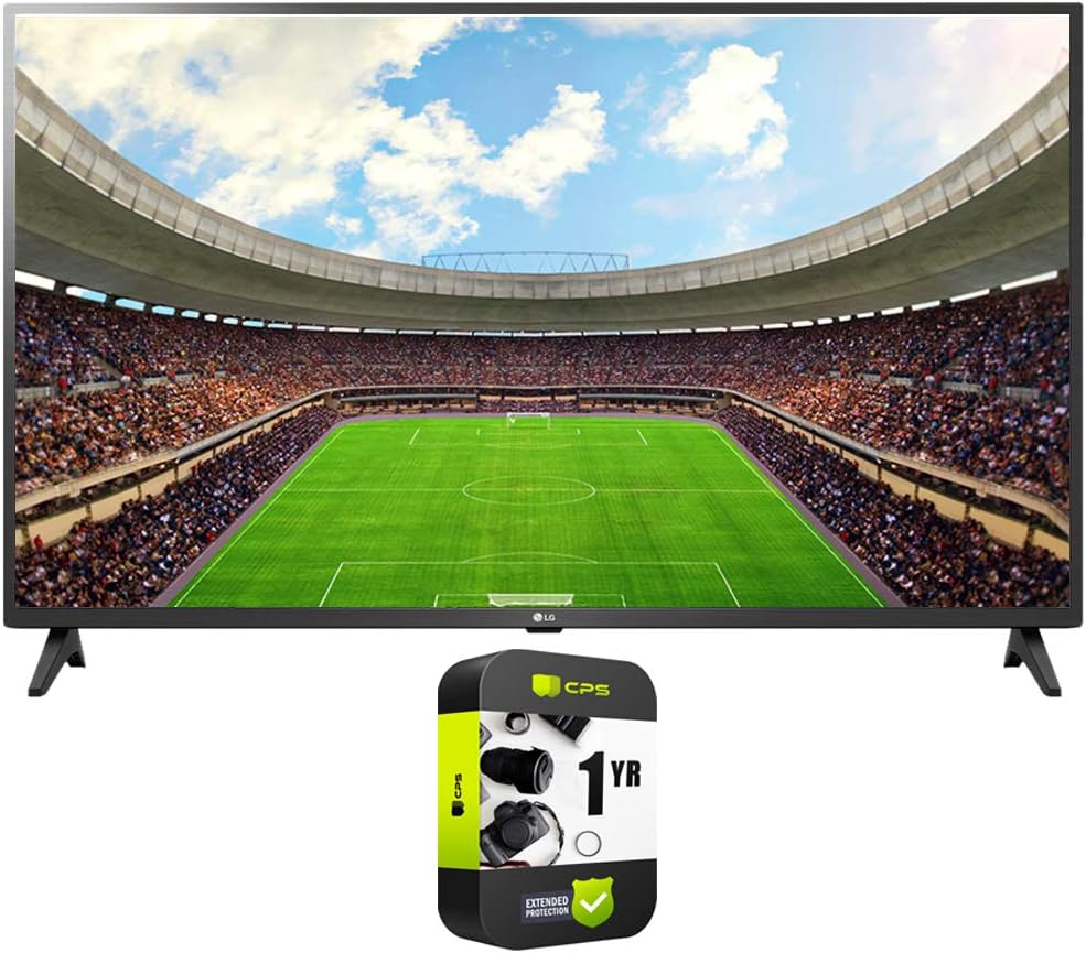 LG 43UN7300PUF 43" 4K HDR AI Smart TV Bundle