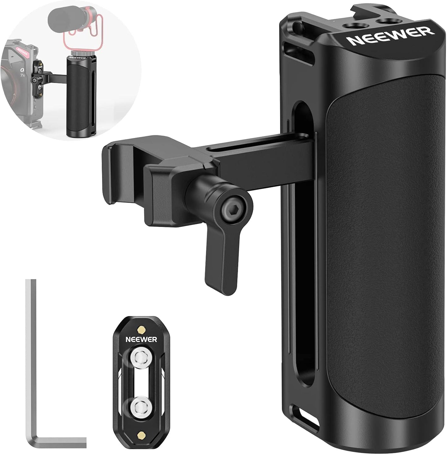Neewer CA017H NATO Side Handle Grip Aluminum Camera Handgrip