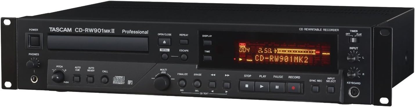 Tascam CD-RW901MKII Professional Rackmount CD Recorder