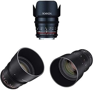 Rokinon CINE DS 50mm 85mm 135mm Cine Lens Bundle MFT