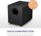 NZXT AP-SUB80-US Relay PC Gaming Subwoofer - Powerful Bass