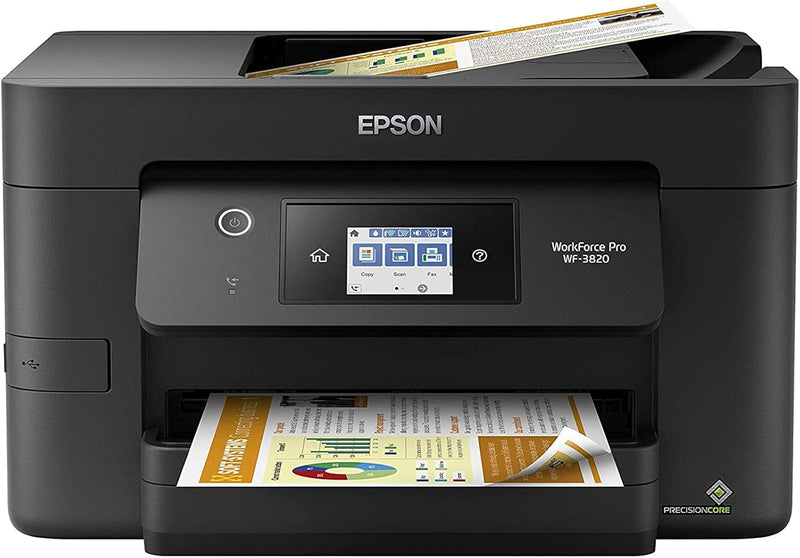 Epson Workforce Pro WF-3820 Wireless Color Inkjet Printer — main product image