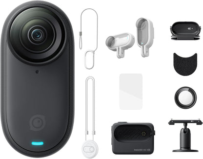 Insta360 CINSAATA GO 3S 128GB Action Bundle Black