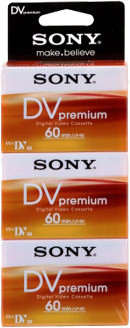 Sony 5584138 Mini DV Digital Video Cassette 3-Pack