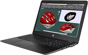 HP V1H62UT Zbk3 15" i7 Laptop 256GB SSD Windows 10