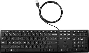 HP 320K Wired Desktop Keyboard USB — main product image