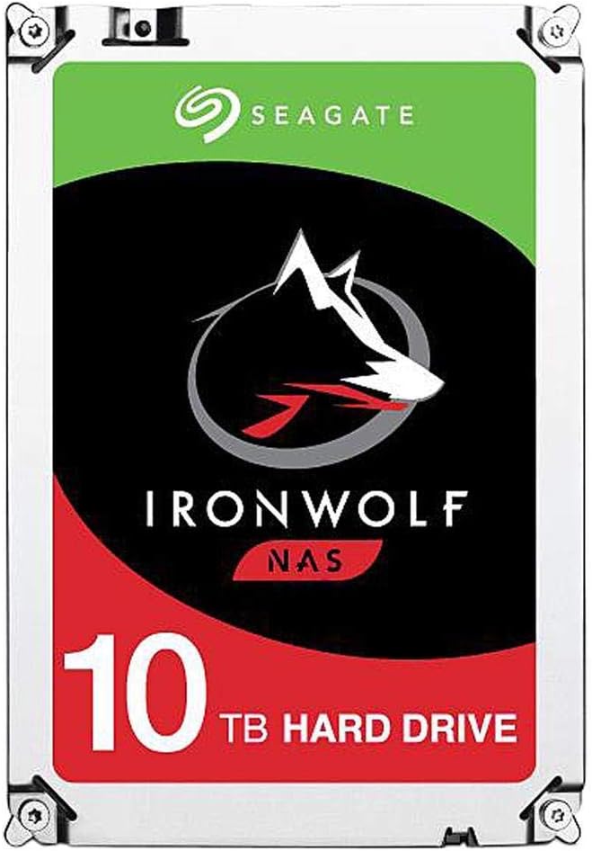 Seagate IronWolf 10TB NAS Hard Drive - 7200 RPM