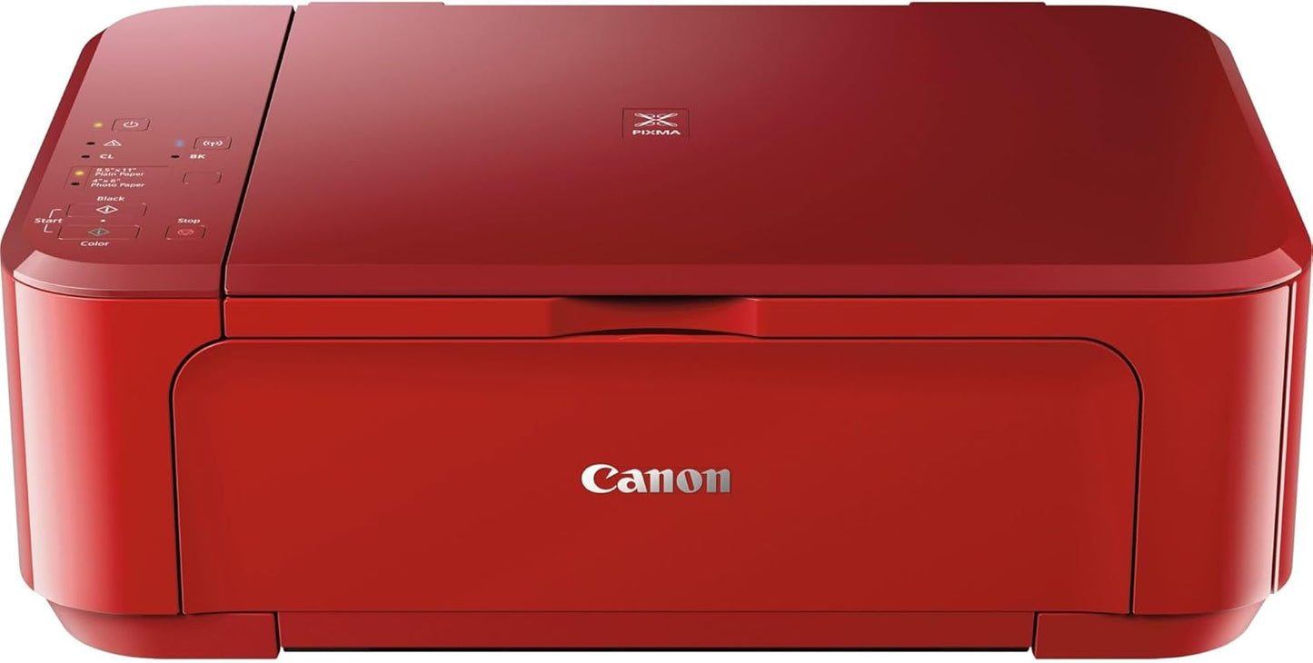 Canon 0515C002 PIXMA MG3620 Wireless All-In-One Printer Red