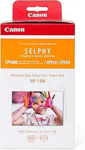 Canon RP-108 Color Ink/Paper Set Selphy CP Series