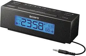 Sony ICF-C707 AM/FM Dual Alarm Clock Radio LCD
