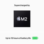 Apple MLXW3LL/A 2022 MacBook Air M2 Chip