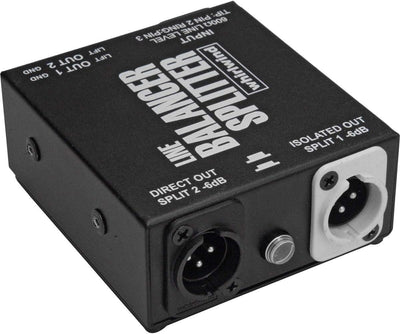 Whirlwind LINE BALANCER/SPLITTER LBS 1x2 Audio Balancer Splitter