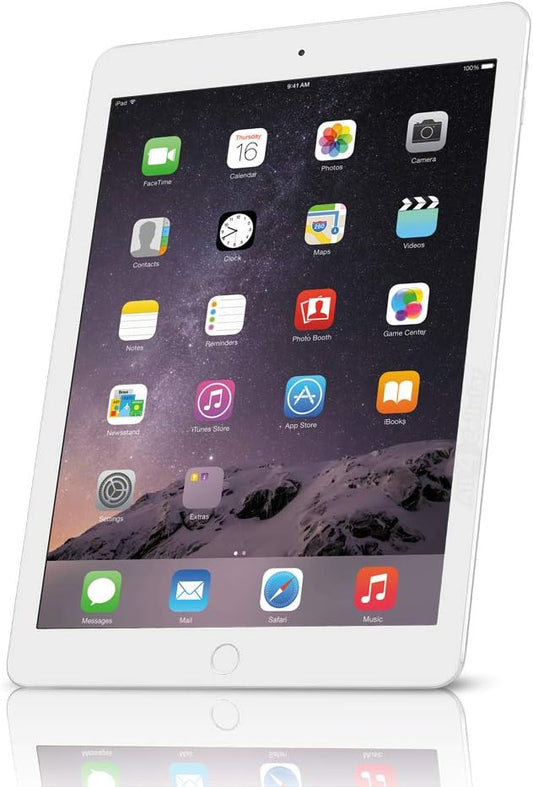 Apple MGTY2LL/A iPad Air 2 128GB Wi-Fi Silver (Renewed)