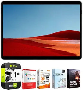 Microsoft E9MSQFM00001 Surface Pro X Tablet Bundle